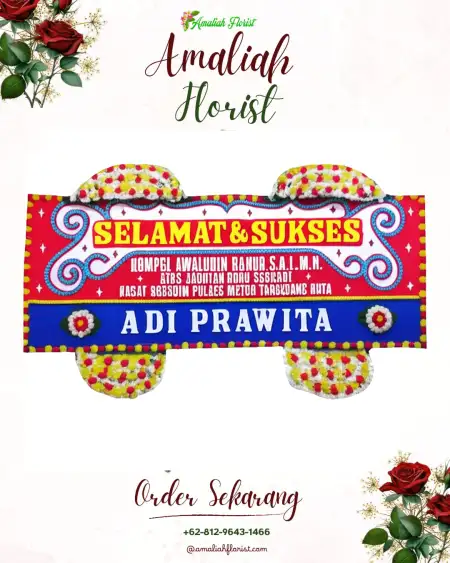 Papan Bunga Ucapan Selamat Narmada