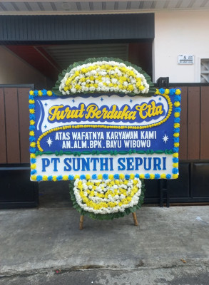 Papan Bunga Duka di Narmada